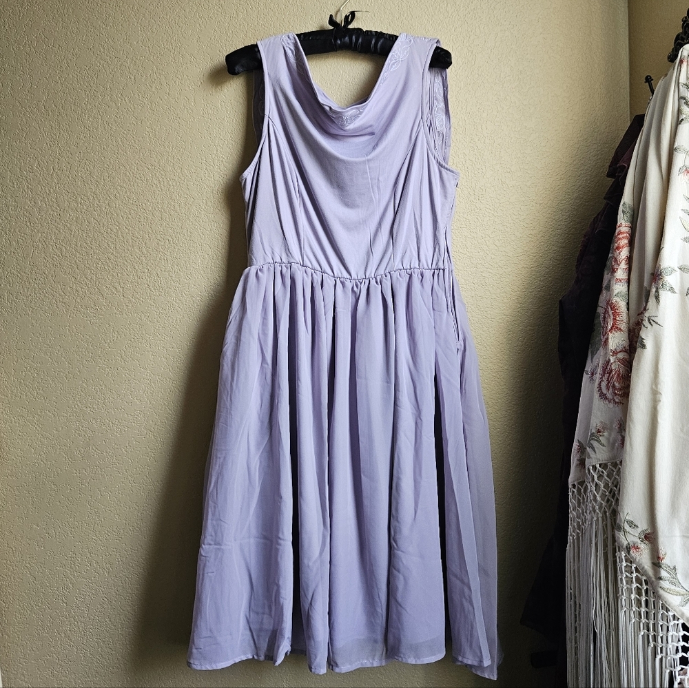 Her Universe The Lord Of The Rings Arwen Cowl Neck Dress - Picture 6 of 13